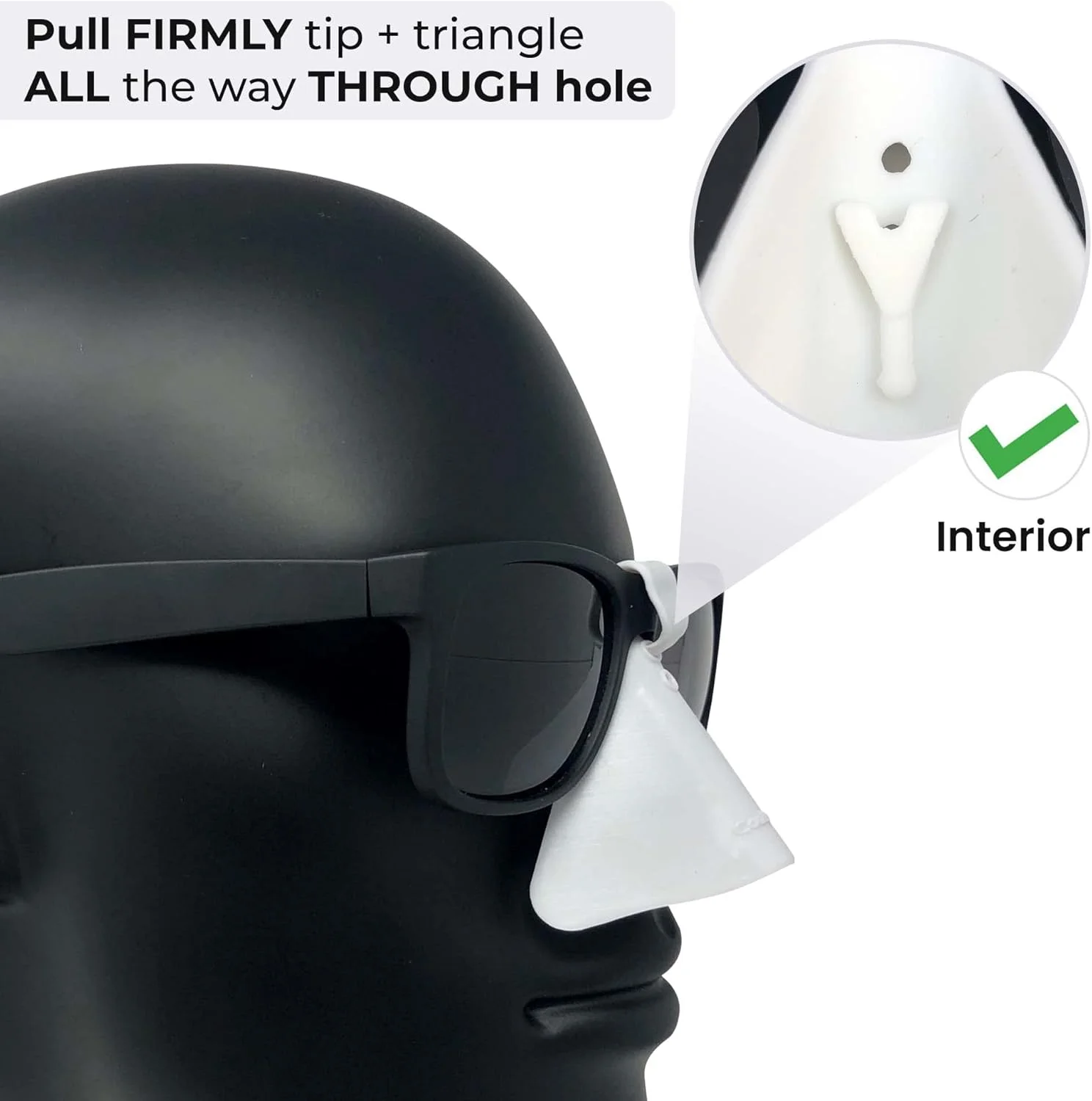 محافظ بینی عینک CoolNES - بسته 4 عددی - محافظت از پوست در برابر آفتاب - محافظ سپر UPF 50+ دارای پتنت