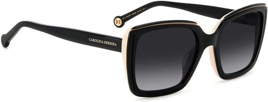 CAROLINA HERRERA SUNGLASSES HER 0143/G/S BLACK NUDE 53/20/145 WOMENS CAROLINA HERRERA SUNGLASSES HER 0143/G/S BLACK NUDE 53/20/145 WOMENS