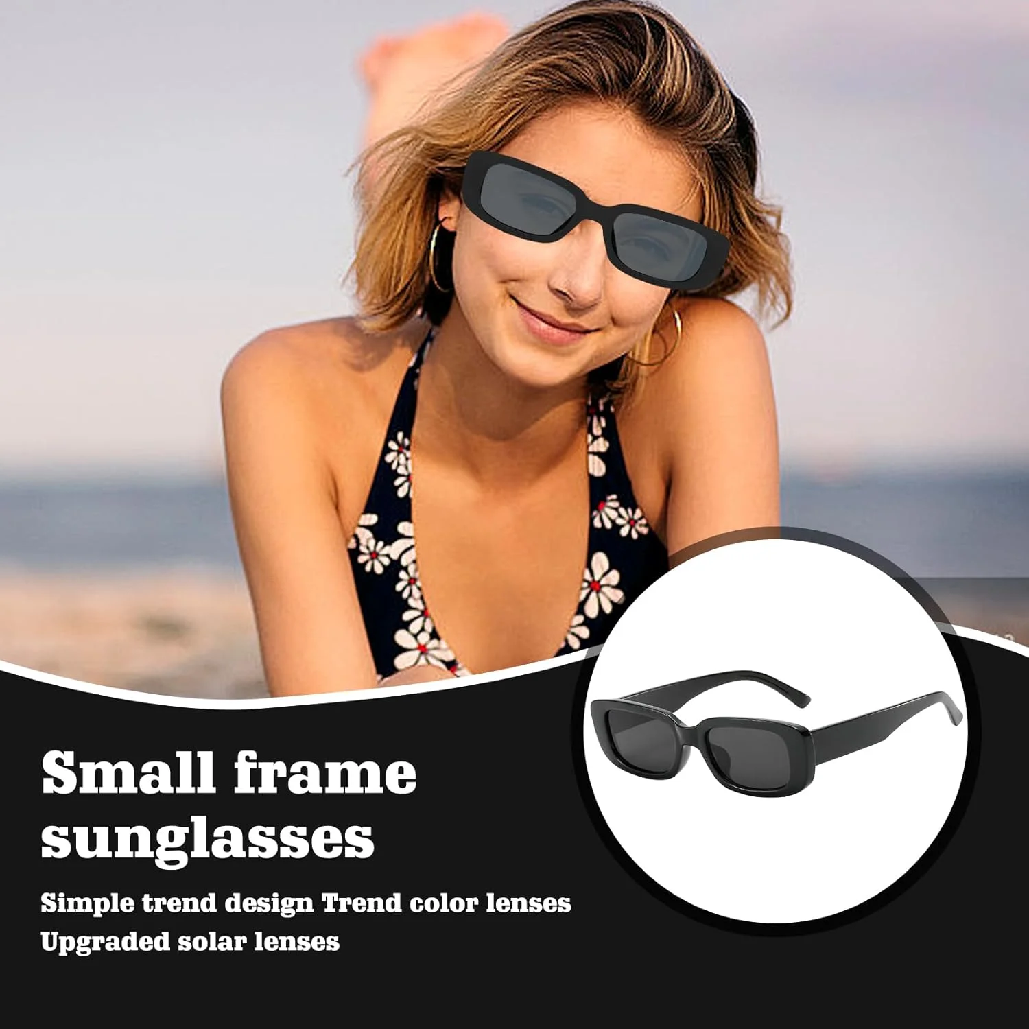 بسته 16 عددی عینک آفتابی مستطیلی وینتیج BYZESTY برای مردان و زنان، عینک آفتابی فشن، عینک آفتابی مهمانی، عینک رترو با محافظت UV، عینک آفتابی مشکی برای رانندگی و مسافرت در فضای باز