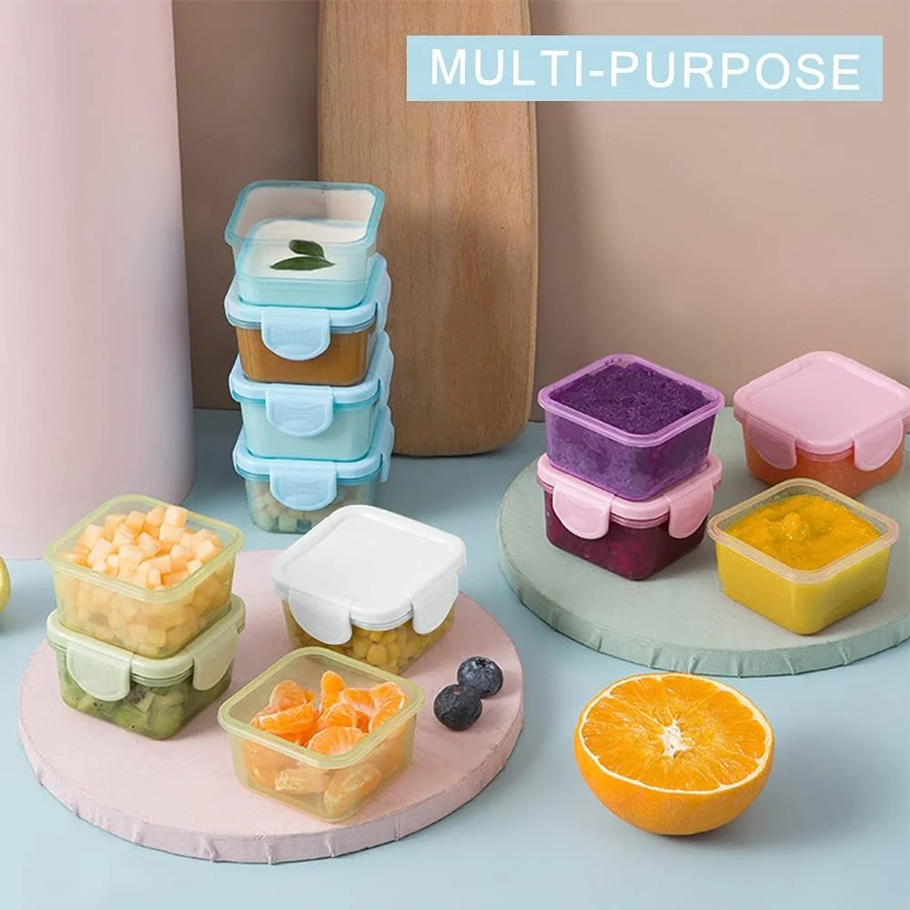 ظروف نگهداری غذای کوچک LELE LIFE، 6 عددی، درب های ضد نشت، ظروف سس چاشنی، ظروف نگهداری کوچک فریزر، ظروف ضد هوا، قابل استفاده در ماشین ظرفشویی، فریزر و مایکروویو، 150 میلی لیتر ظروف نگهداری غذای کوچک LELE LIFE، 6 عددی، درب های ضد نشت، ظروف سس چاشنی، ظروف نگهداری کوچک فریزر، ظروف ضد هوا، قابل استفاده در ماشین ظرفشویی، فریزر و مایکروویو، 150 میلی لیتر