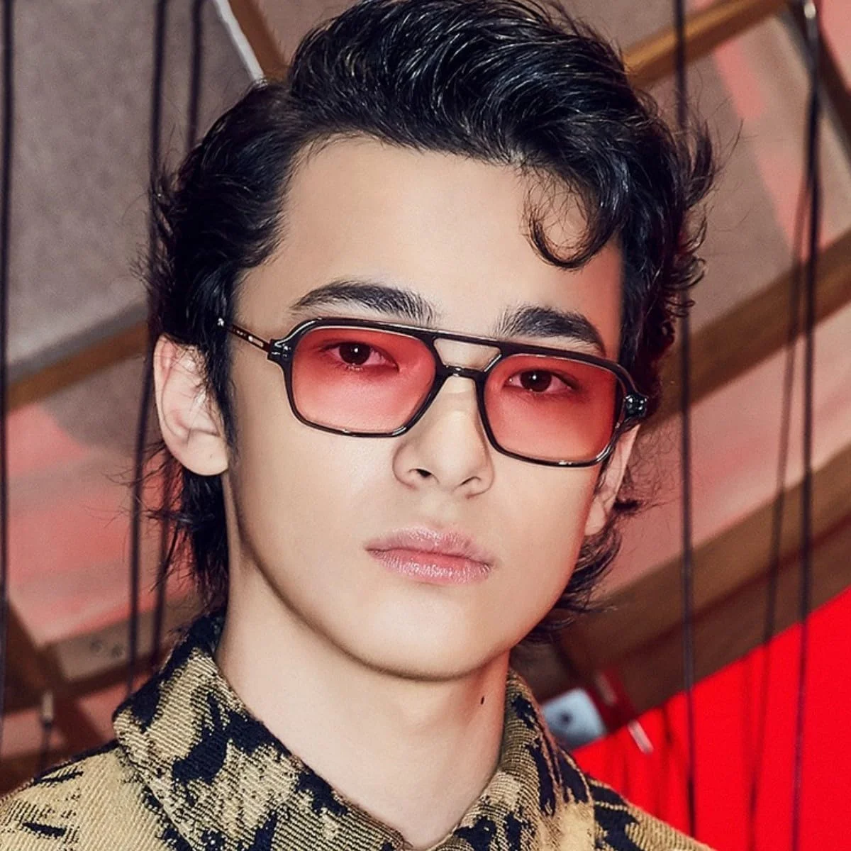 عینک آفتابی خلبانی مربعی رترو دهه 70 BAWUYI زنانه مردانه، عینک های رنگی باریک تخت و مد روز قدیمی UV400