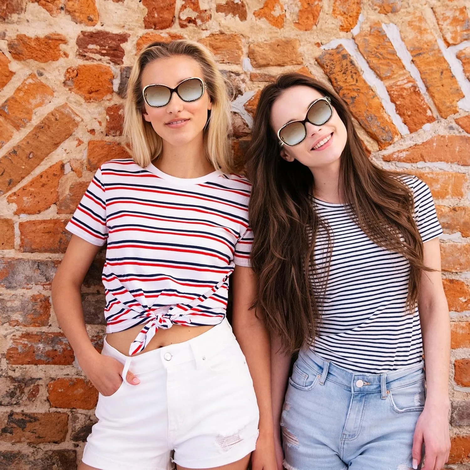 عینک آفتابی بزرگ BIGTHREE®، 2 عدد، عینک آفتابی رترو زنانه، عینک آفتابی محافظت در برابر اشعه ماوراء بنفش با فریم بزرگ، عینک آفتابی زنانه شیک با فریم بزرگ، مناسب برای رانندگی، ماهیگیری، شنا، ساحل