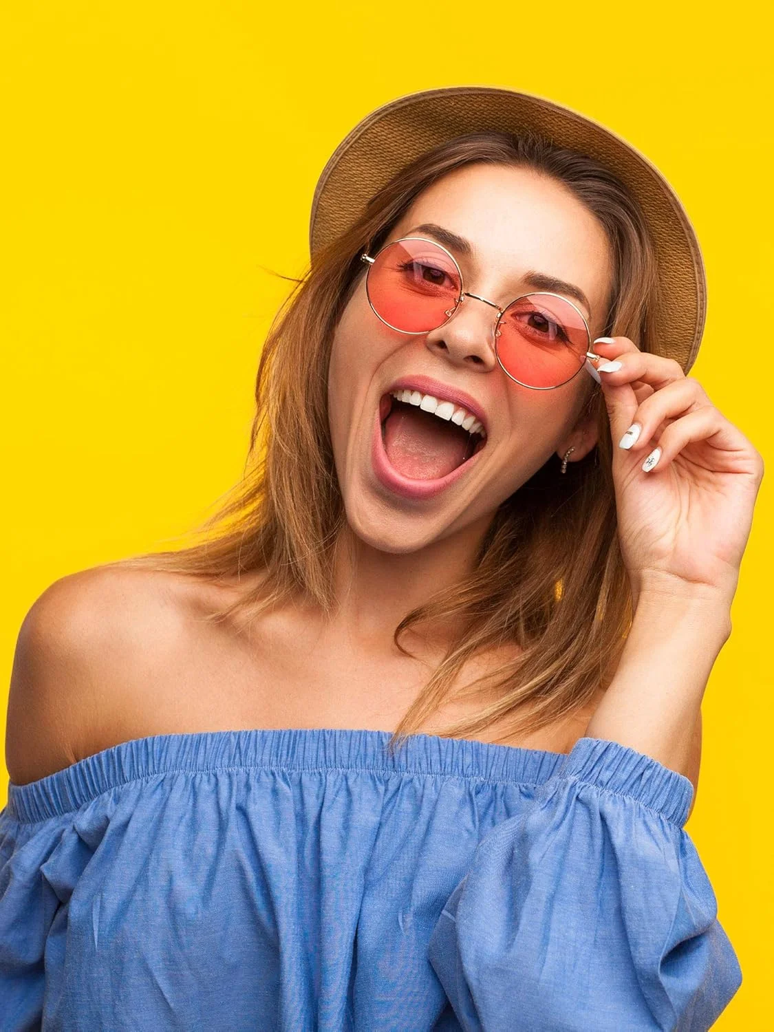 بلوتو 10 جفت عینک آفتابی گرد هیپی، عینک های رنگی دایره ای، عینک های سبک دهه 60، عینک های دایره ای برای زنان و مردان