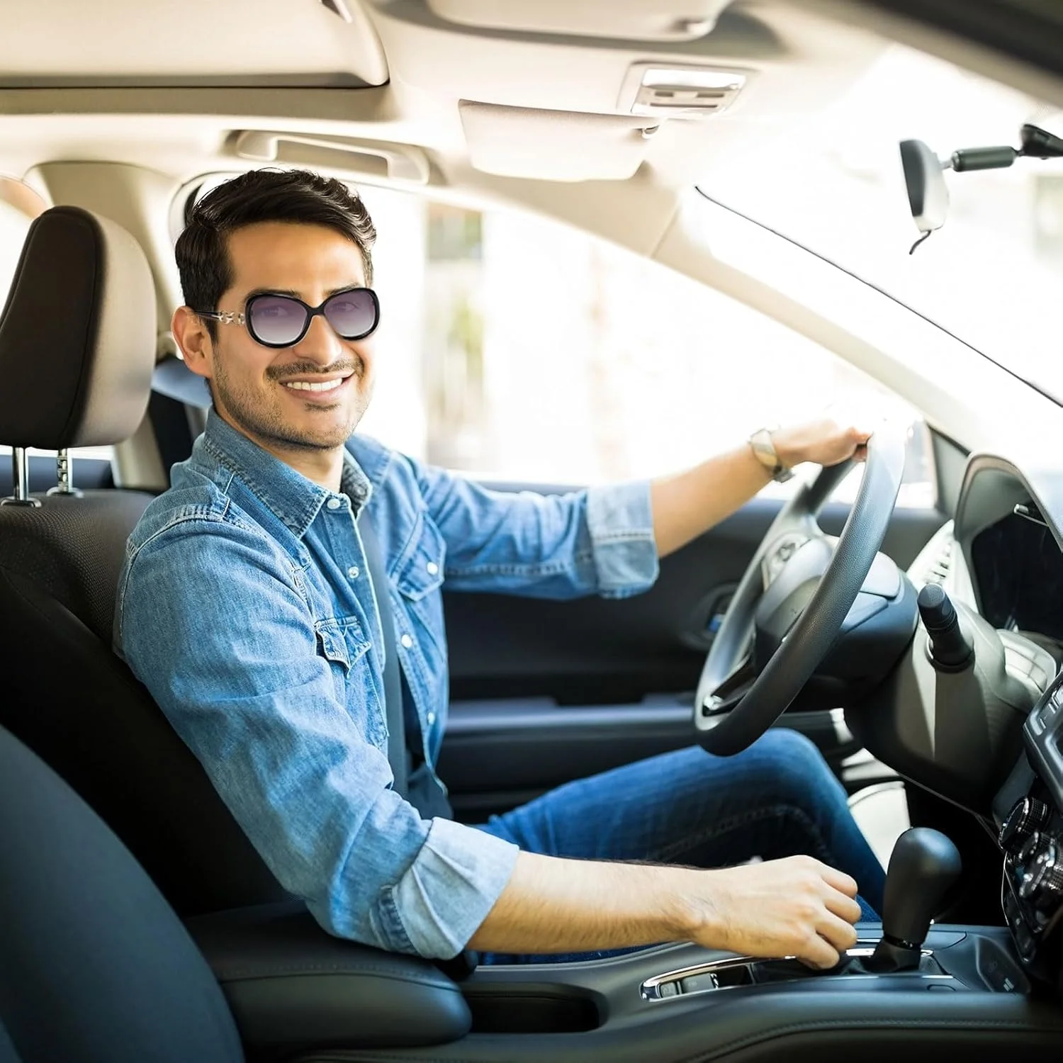 عینک آفتابی بزرگ BIGTHREE®، 2 عدد، عینک آفتابی رترو زنانه، عینک آفتابی محافظت در برابر اشعه ماوراء بنفش با فریم بزرگ، عینک آفتابی زنانه شیک با فریم بزرگ، مناسب برای رانندگی، ماهیگیری، شنا، ساحل