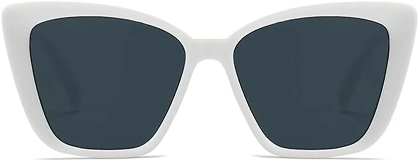 عینک آفتابی چشم گربه ای بزرگ Azoxus، فریم پهن شیک، سایه های بزرگ رترو، عینک آفتابی زنانه