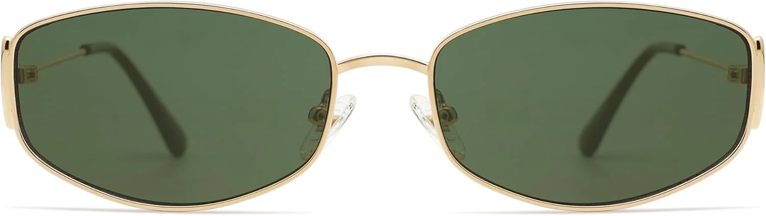 عینک آفتابی بیضی رترو Appassal برای زنان و مردان، عینک آفتابی با فریم فلزی مستطیلی شش ضلعی AP3625 عینک آفتابی بیضی رترو Appassal برای زنان و مردان، عینک آفتابی با فریم فلزی مستطیلی شش ضلعی AP3625