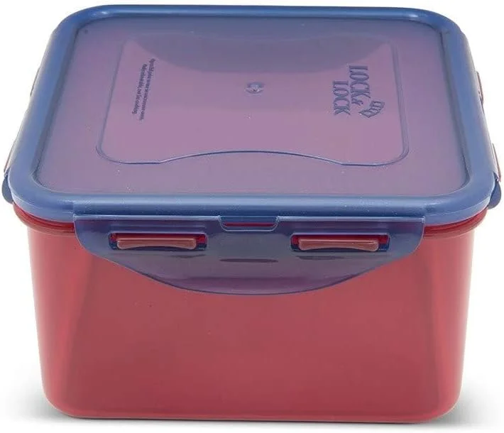 ظرف غذای مربع 1.2 لیتری LocknLock Eco به همراه روکش بیرونی Eco