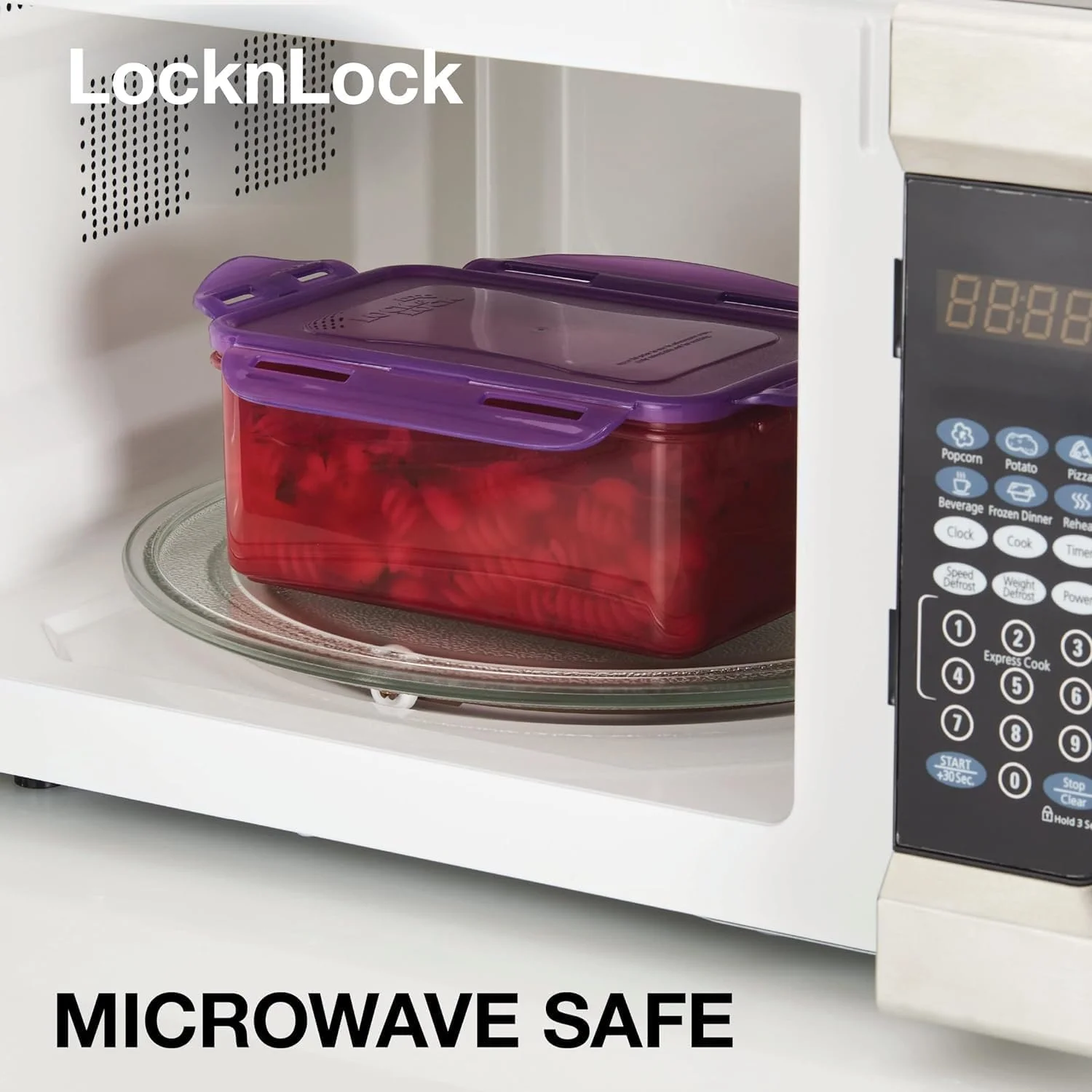 ظرف غذای مربع 1.2 لیتری LocknLock Eco به همراه روکش بیرونی Eco