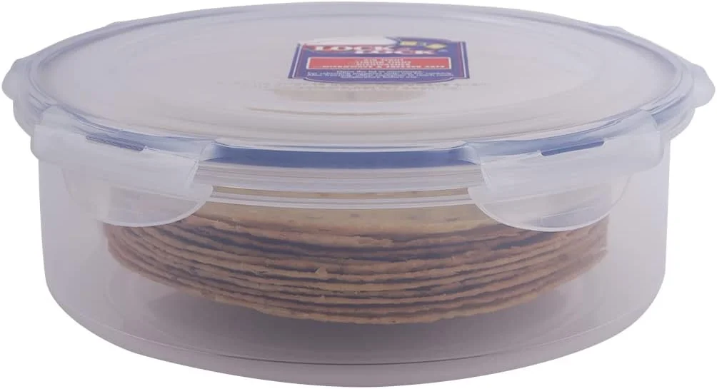 ظرف گرد درب دار لاک اند لاک - شفاف، 2.5 لیتر ظرف گرد درب دار لاک اند لاک - شفاف، 2.5 لیتر