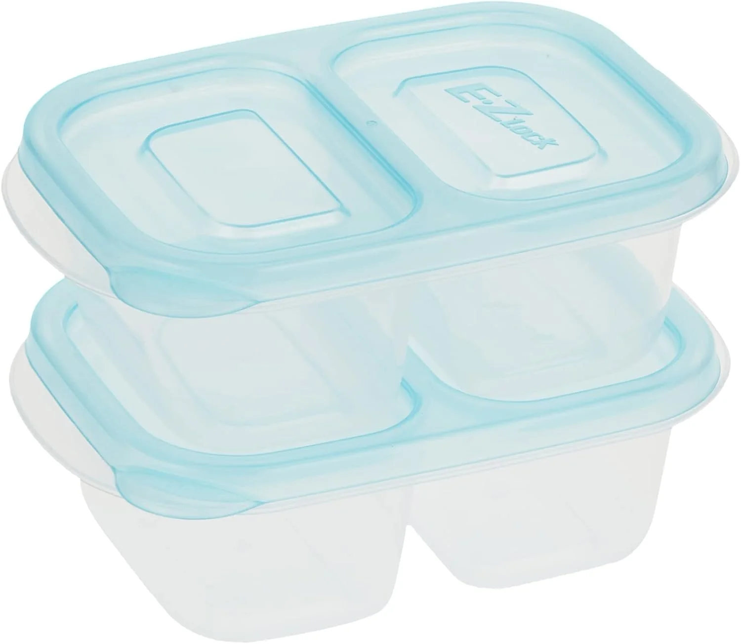 ظرف مستطیلی پاستیلی لاک اند لاک مدل EZ Lock، ست 2 عددی - آبی HLE7200W ظرف مستطیلی پاستیلی لاک اند لاک مدل EZ Lock، ست 2 عددی - آبی HLE7200W