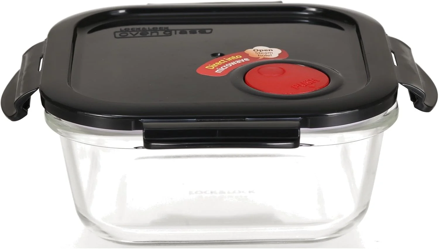 ظرف غذای شیشه ای لاک اند لاک مناسب برای مایکروویو و فر - شیشه بوروسیلیکات مقاوم در برابر حرارت با درب قفل دار محکم - آماده سازی غذا، بیرون بر و نگهداری، 750 میلی لیتر