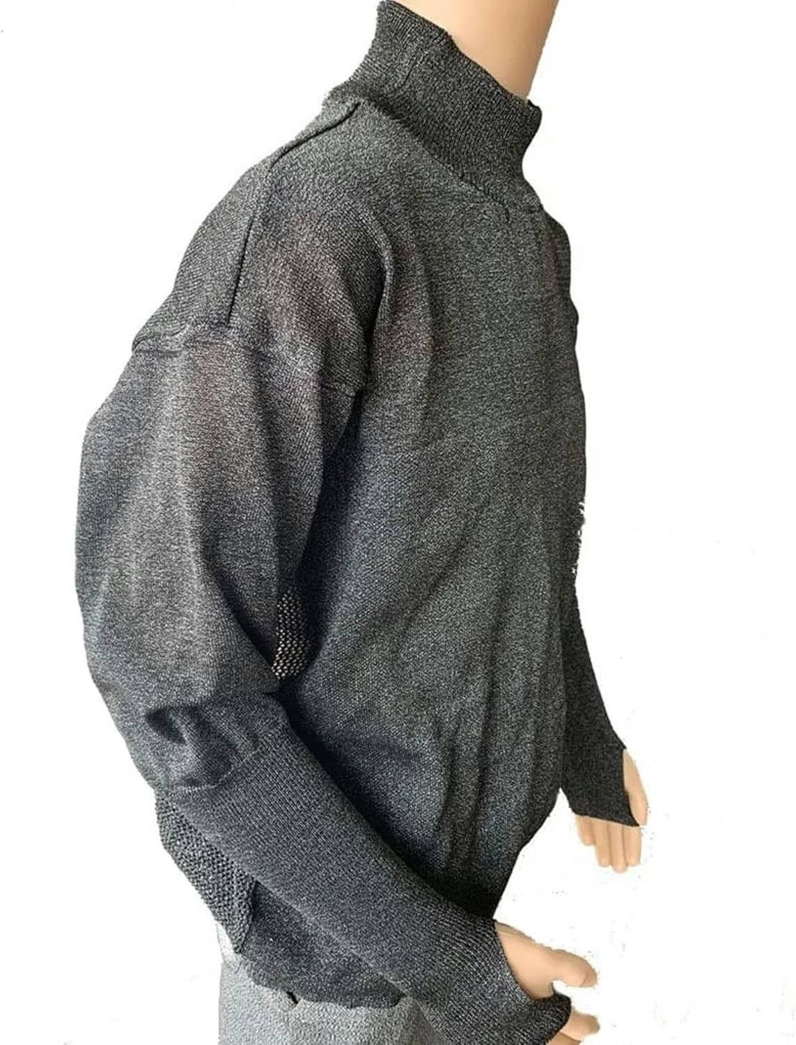 لباس کار ایمنی محافظتی ضد برش سطح 5، یقه بلند آستین بلند مقاوم در برابر شکستن لباس کار ایمنی محافظتی ضد برش سطح 5، یقه بلند آستین بلند مقاوم در برابر شکستن