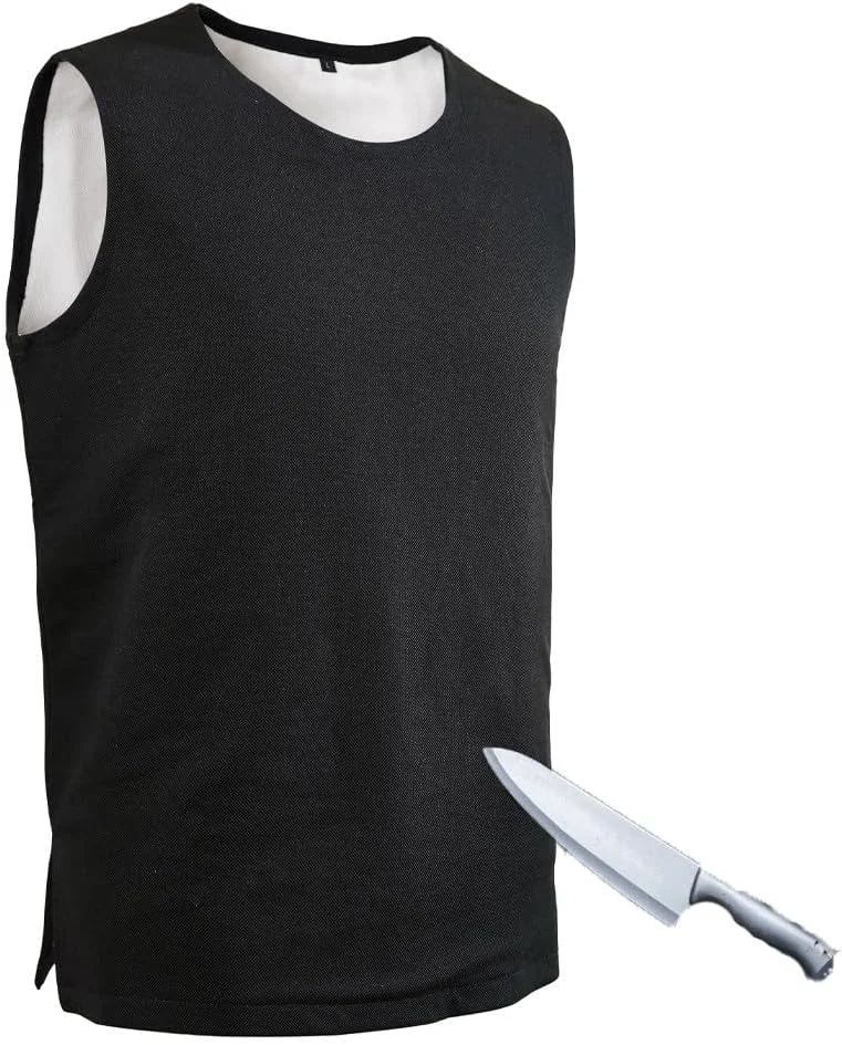 جلیقه ضد ضربه و ضد برش سطح 4، جلیقه محافظ کامل، مقاوم در برابر ضربه و برش، نرم و تنفس پذیر و سبک وزن، جلیقه ضد ضربه محافظتی امنیتی، مشکی-2XL جلیقه ضد ضربه و ضد برش سطح 4، جلیقه محافظ کامل، مقاوم در برابر ضربه و برش، نرم و تنفس پذیر و سبک وزن، جلیقه ضد ضربه محافظتی امنیتی، مشکی-2XL