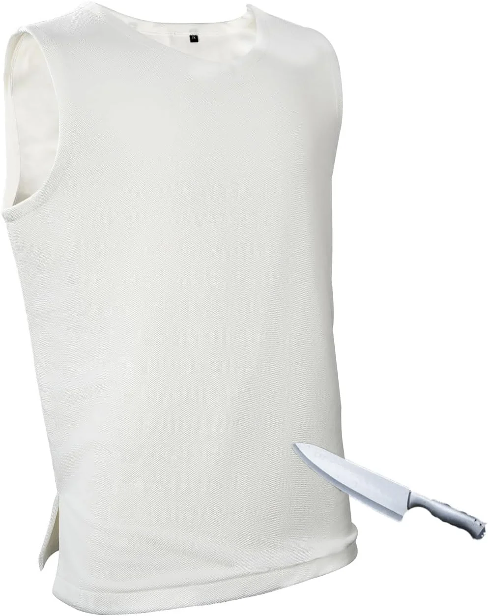 جلیقه ضد ضربه و ضد برش سطح 4، جلیقه محافظ کامل، مقاوم در برابر ضربه و برش، نرم و تنفس پذیر و سبک وزن، جلیقه ضد ضربه محافظتی امنیتی، سفید-2XL جلیقه ضد ضربه و ضد برش سطح 4، جلیقه محافظ کامل، مقاوم در برابر ضربه و برش، نرم و تنفس پذیر و سبک وزن، جلیقه ضد ضربه محافظتی امنیتی، سفید-2XL