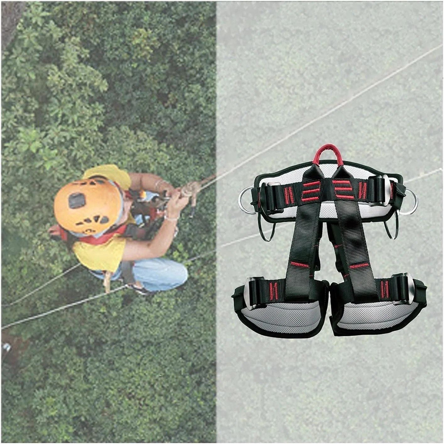 هارنس ایمنی سقوط، هارنس ایمنی نیم تنه برای صعود، محافظت در برابر سقوط، فرود، کوهنوردی، تجهیزات محافظت شخصی برای هر خانواده هارنس ایمنی سقوط، هارنس ایمنی نیم تنه برای صعود، محافظت در برابر سقوط، فرود، کوهنوردی، تجهیزات محافظت شخصی برای هر خانواده