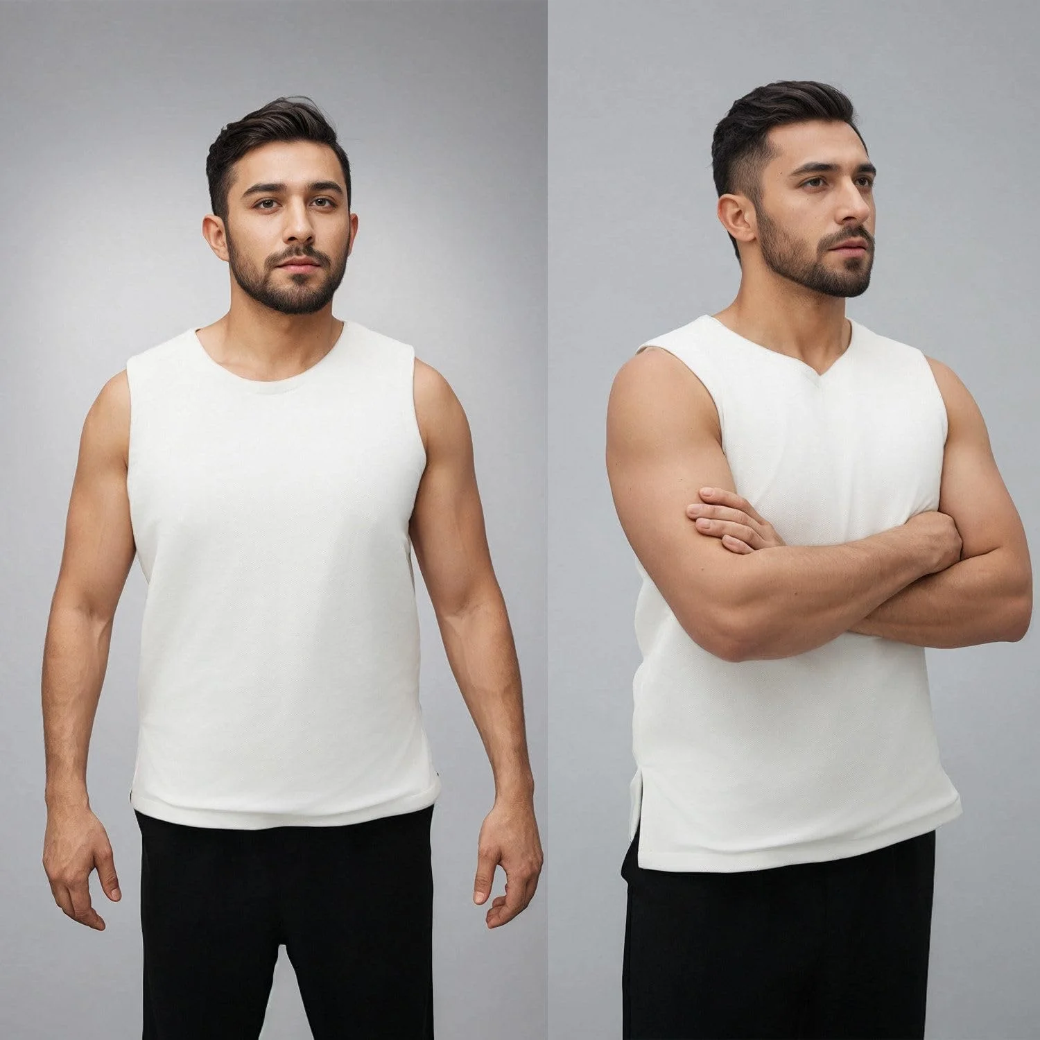 جلیقه ضد ضربه و ضد برش سطح 4، جلیقه محافظ کامل، مقاوم در برابر ضربه و برش، نرم و تنفس پذیر و سبک وزن، جلیقه ضد ضربه محافظتی امنیتی، سفید-2XL