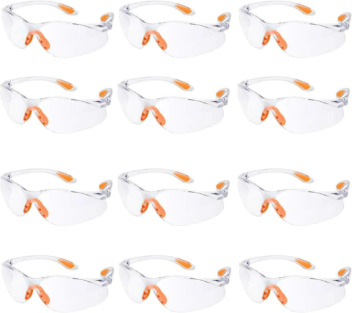 عینک ایمنی بسته 12 عددی، عینک محافظ چشم، عینک ایمنی شفاف، عینک محافظ ایمنی برای کار، تجهیزات حفاظت فردی، عینک امنیتی ضد گرد و غبار/خش/مه/باد عینک ایمنی بسته 12 عددی، عینک محافظ چشم، عینک ایمنی شفاف، عینک محافظ ایمنی برای کار، تجهیزات حفاظت فردی، عینک امنیتی ضد گرد و غبار/خش/مه/باد