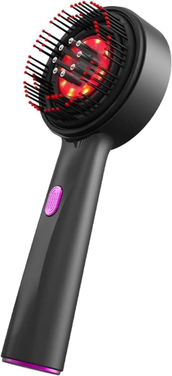 برس ماساژور سر پریمیوم XO 2025 با قابلیت روغن رسانی - ماساژور برقی بی سیم برای پوست سر و مو، ماساژ شیاتسو، ضد آب IPX7، ماساژور عمیق قابل حمل برای آرامش مو و سر