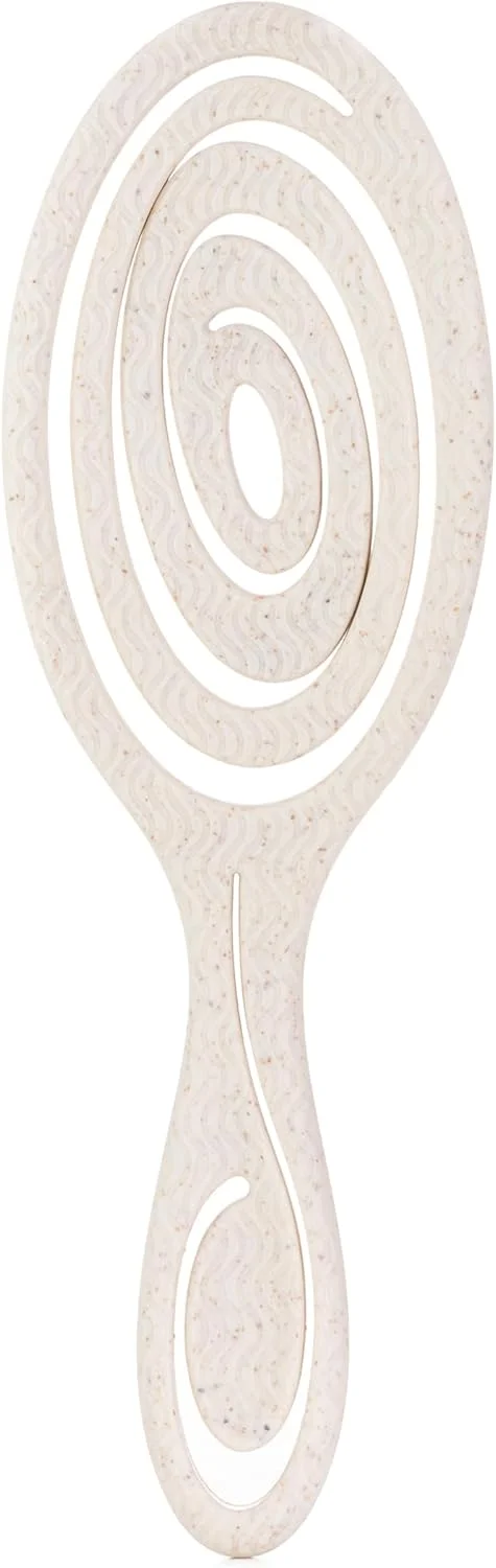 برس باز کننده گره مو زافیرا نیچر برای موهای فر و موج دار - دندانه های انعطاف پذیر برای باز کردن گره بدون درد - کاهش شکستگی و وز شدن مو - ایده آل برای موهای خیس و خشک - سبک وزن، ارگونومیک و دارای دستگیره ضد لغزش