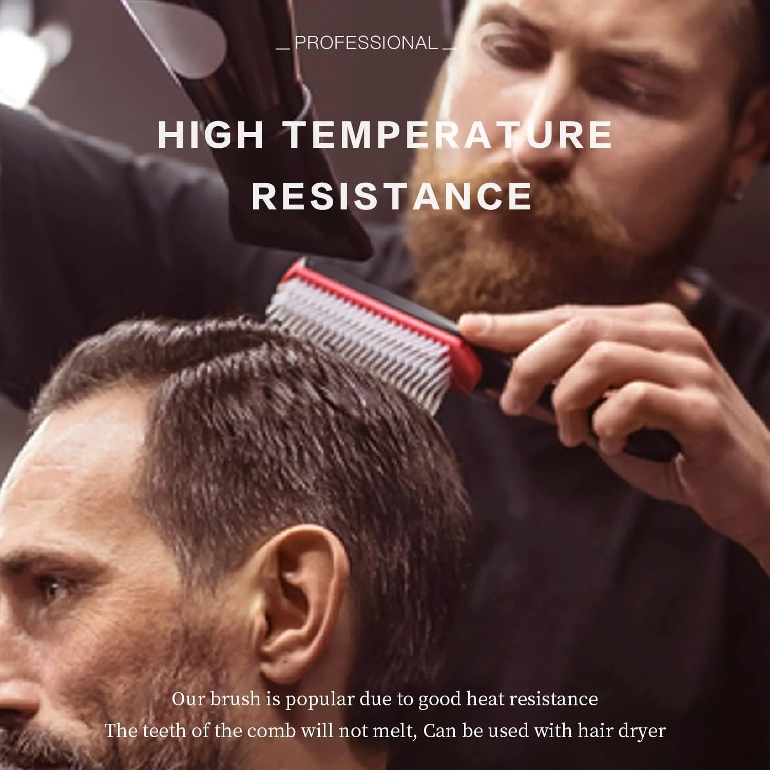 برس شامپو WEXNECOWKZ با 9 ردیف دندانه نایلونی و بالشتکی، برس باز کننده گره مو برای موهای فر، برس باز کننده گره مو، 2 برس لبه دار مختلف، شانه دم موشی دو طرفه برای جدا کردن مو و بافتن مو