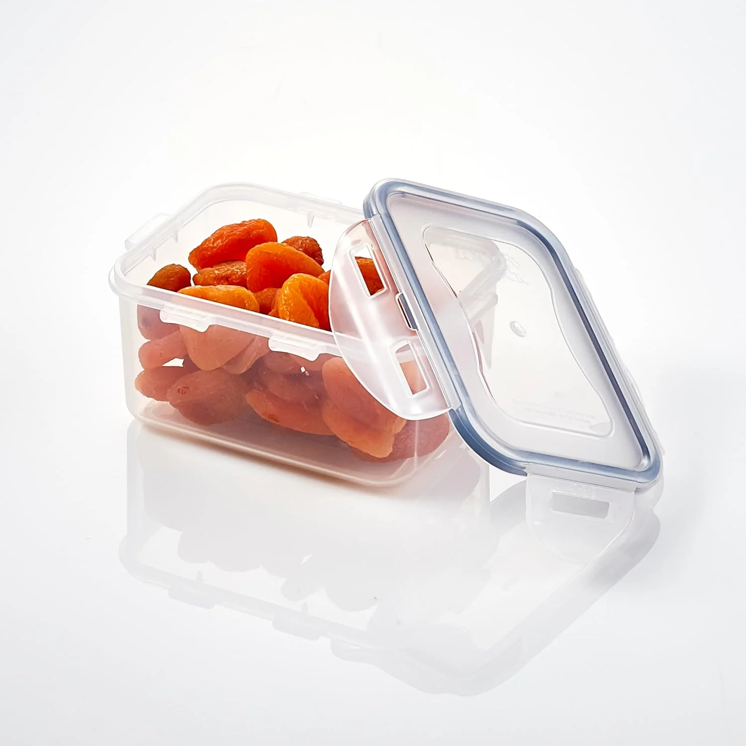 ست 3 عددی ظرف نگهدارنده مستطیلی 350 میلی لیتری لاک اند لاک - بدون BPA، قابل استفاده در مایکروویو، فریزر و ماشین ظرفشویی