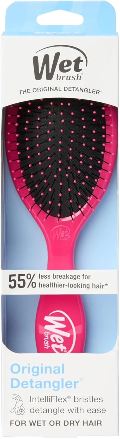 برس باز کننده گره مو وت براش اورجینال - صورتی برس باز کننده گره مو وت براش اورجینال - صورتی