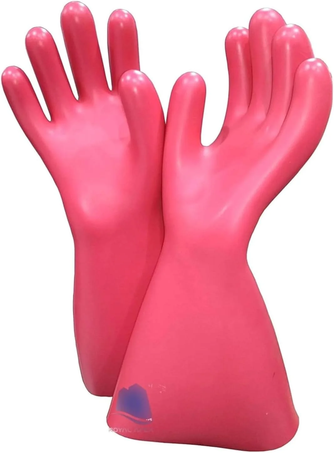 دستکش های لاستیکی عایق برق، دستکش ایمنی ضد آب با ولتاژ بالا برای برقکاران، مناسب برای کار، محافظ عایق برای مردان و زنان (11 کیلو ولت)