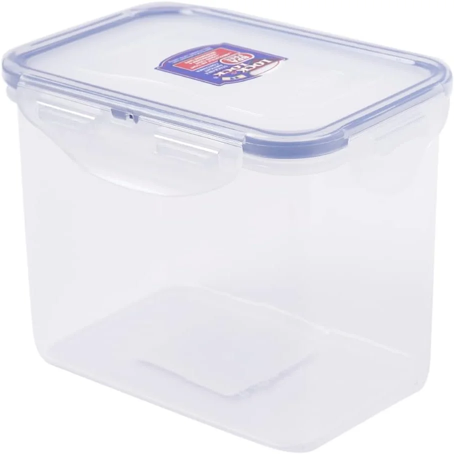 ظرف غذای مستطیلی لاک اند لاک مدل HPL812، آبی شفاف، 1 لیتر