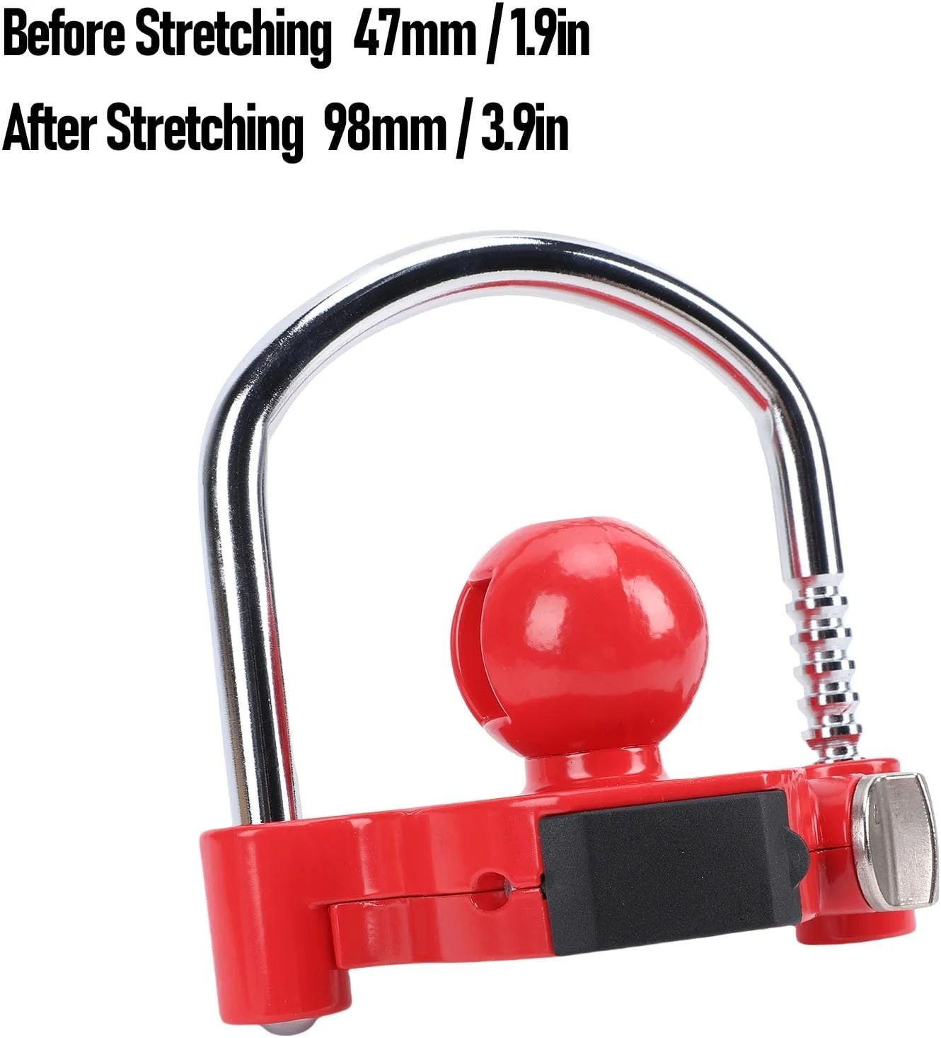 قفل تریلر ترکیبی U شکل Fafeicy، دستگاه امنیتی سنگین برای اتصالات 1-7/8، 2 و 2-5/16 اینچی قفل تریلر ترکیبی U شکل Fafeicy، دستگاه امنیتی سنگین برای اتصالات 1-7/8، 2 و 2-5/16 اینچی