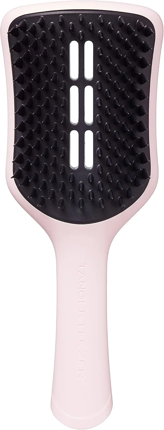 برس موی بزرگ تانگل تیزر مدل Easy Dry & Go رنگ صورتی/مشکی دودی