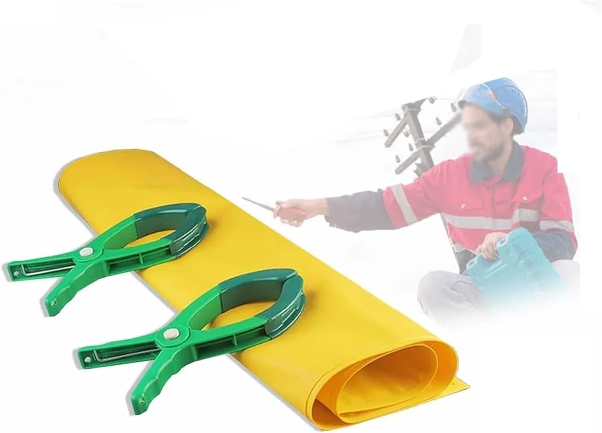 پتو عایق غیر رسانا 0.4kv/10kv EVA پتو عایق الکتریکی ولتاژ بالا برای کار صنعتی، پتو محافظ غیر رسانا ضد شوک (10kv، 80x100cm (31.5x39.4 اینچ))