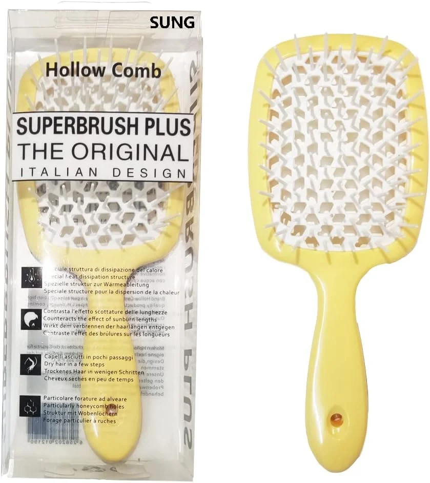 برس باز کننده گره مو SUNG (زرد/سفید)