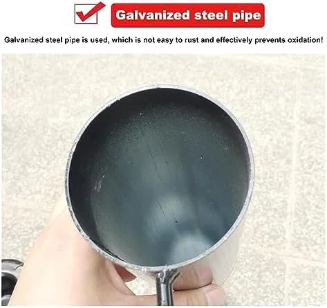 دو عدد ستون محافظتی برای ورودی پارکینگ، مانع پارکینگ، ستون های فلزی پارکینگ با حلقه آویز و پایه متحرک