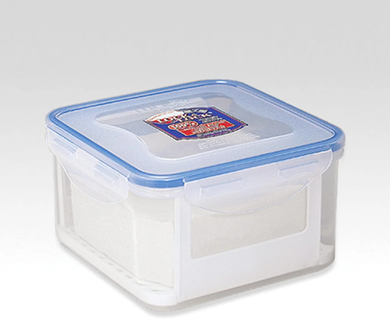 ظرف نگهداری غذای مربع لاک اند لاک مدل Tufo با حجم 1.2 لیتر - فاقد BPA، قابل استفاده در مایکروویو، فریزر و ماشین ظرفشویی