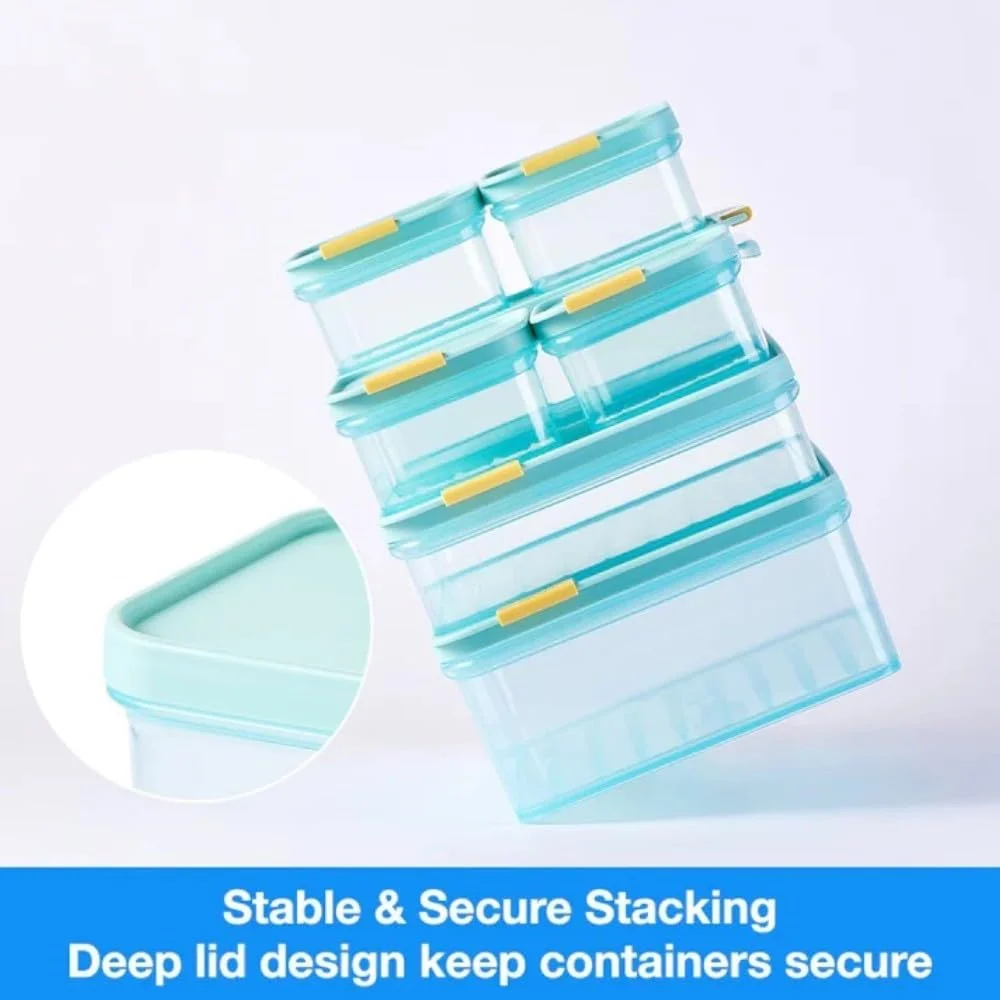ظرف مستطیلی فریزری LocknLock، 1.05 لیتر - بدون BPA، قابل استفاده در مایکروویو و ماشین ظرفشویی ظرف مستطیلی فریزری LocknLock، 1.05 لیتر - بدون BPA، قابل استفاده در مایکروویو و ماشین ظرفشویی