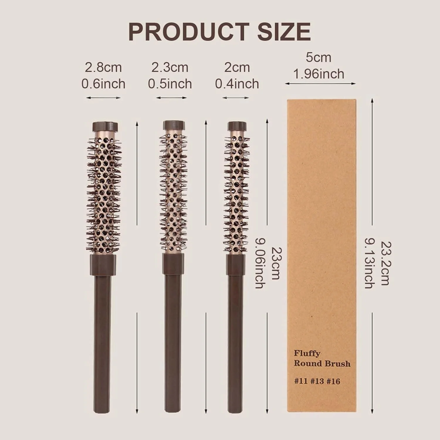 برس مو گرد - ShiningUU بسته 3 عددی شانه غلطکی مدلینگ لانه زنبوری با تاج بلند | برس آرایشگری برای موهای فر و خشک کردن با سشوار | ست برس حالت دهنده تاج بلند برای زنان و مردان برس مو گرد - ShiningUU بسته 3 عددی شانه غلطکی مدلینگ لانه زنبوری با تاج بلند | برس آرایشگری برای موهای فر و خشک کردن با سشوار | ست برس حالت دهنده تاج بلند برای زنان و مردان