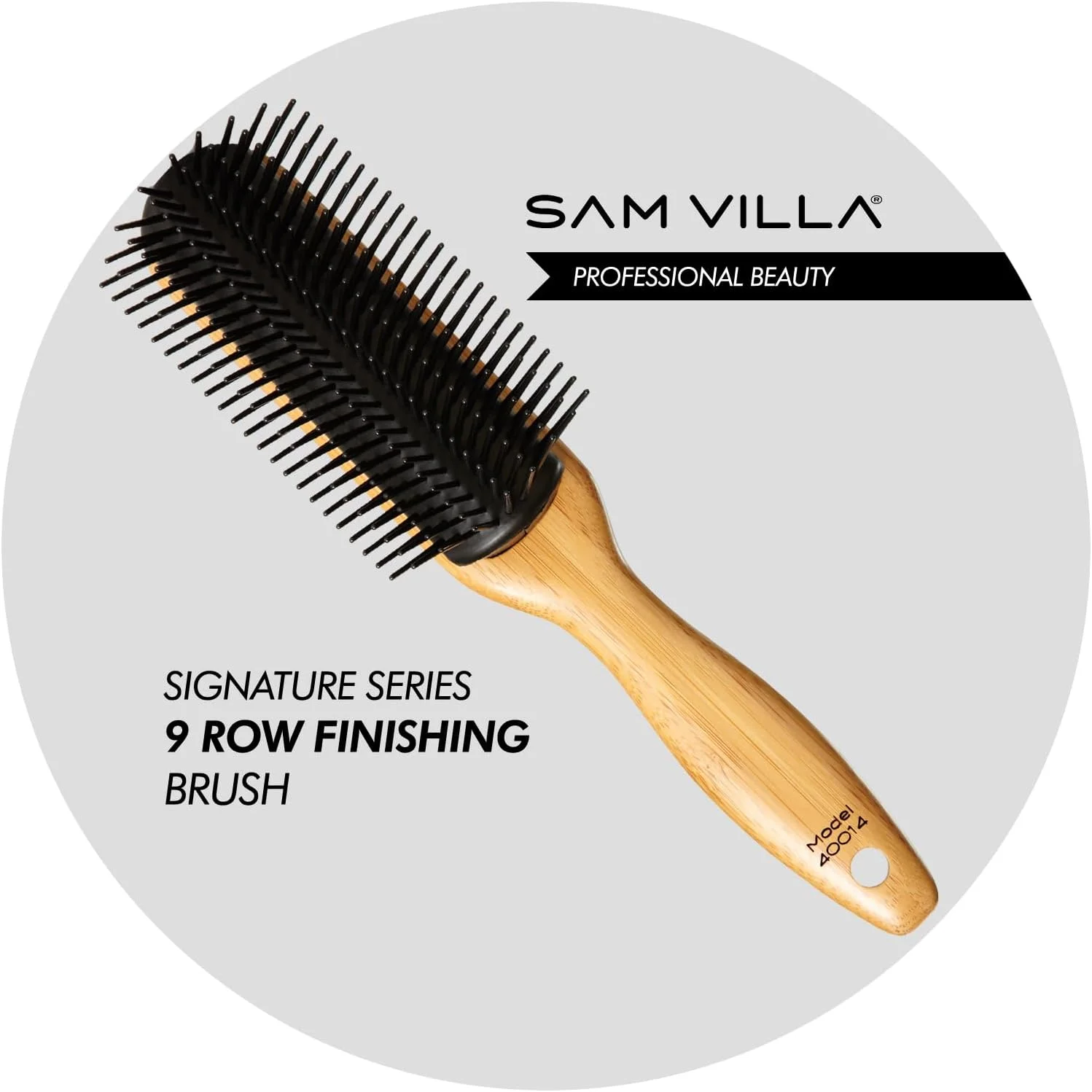 برس دنمن 9 ردیفه سم ویلا با برس گره باز کن بامبو