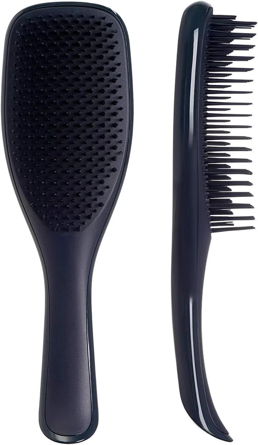 برس موی بزرگ باز کننده گره Purfex، ایده آل برای موهای بلند، ضخیم، فر و بافت دار، دندانه های دو لایه برای باز کردن ملایم گره، کاهش شکستگی، برای آقایان و بانوان، دسته ارگونومیک