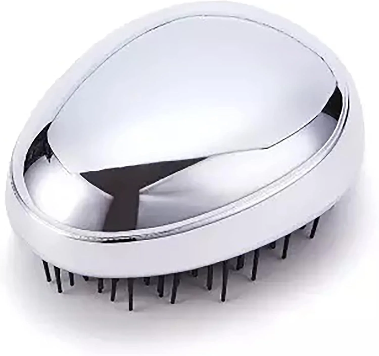 برس باز کننده گره مو PARENCE حرفه ای برای موهای بلند مجعد و ضخیم زنانه، خشک کننده سریع (نقره ای)