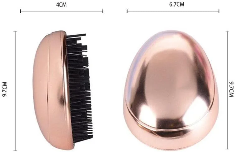 برس باز کننده گره مو PARENCE حرفه ای برای موهای بلند مجعد و ضخیم زنانه، خشک کننده سریع (نقره ای)