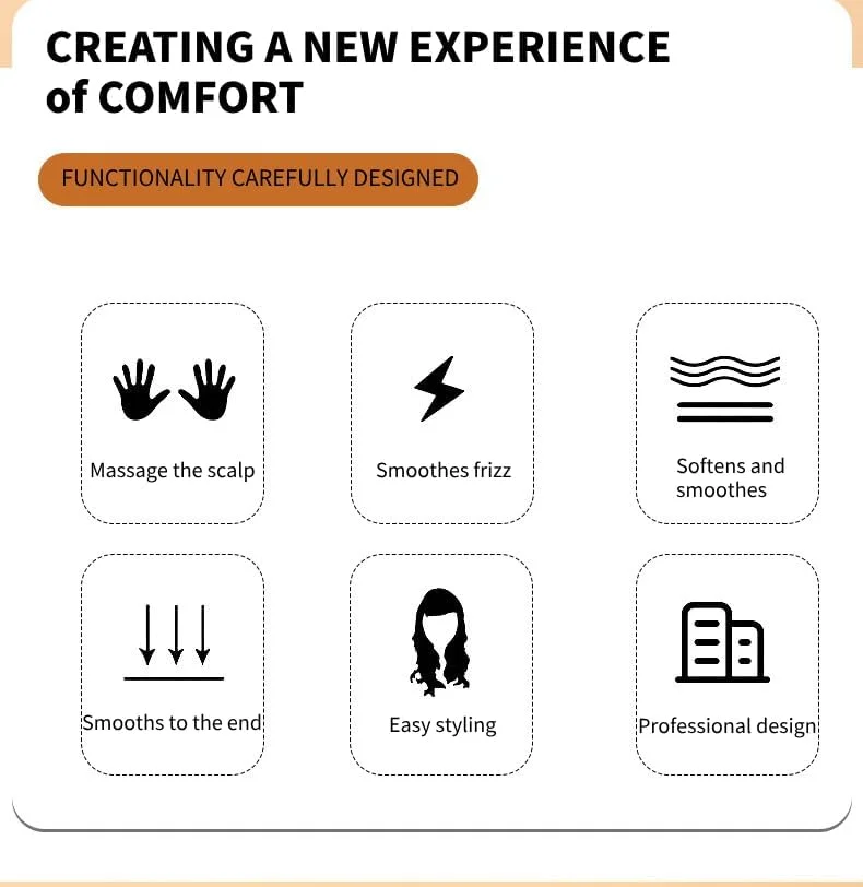 برس مو با موهای طبیعی 100% - برس موی سازگار با محیط زیست، باز کننده گره مو، صاف کننده و ماساژور پوست سر، برس موی حرفه ای برای انواع مو برس مو با موهای طبیعی 100% - برس موی سازگار با محیط زیست، باز کننده گره مو، صاف کننده و ماساژور پوست سر، برس موی حرفه ای برای انواع مو