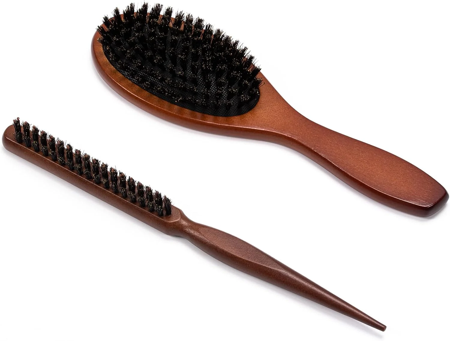 ست برس مو Muyaps برای زنان و مردان، برس موی خیس برای باز کردن گره و صاف کردن موهای متوسط ​​تا بلند، چتری و ریش (ست 2 عددی)