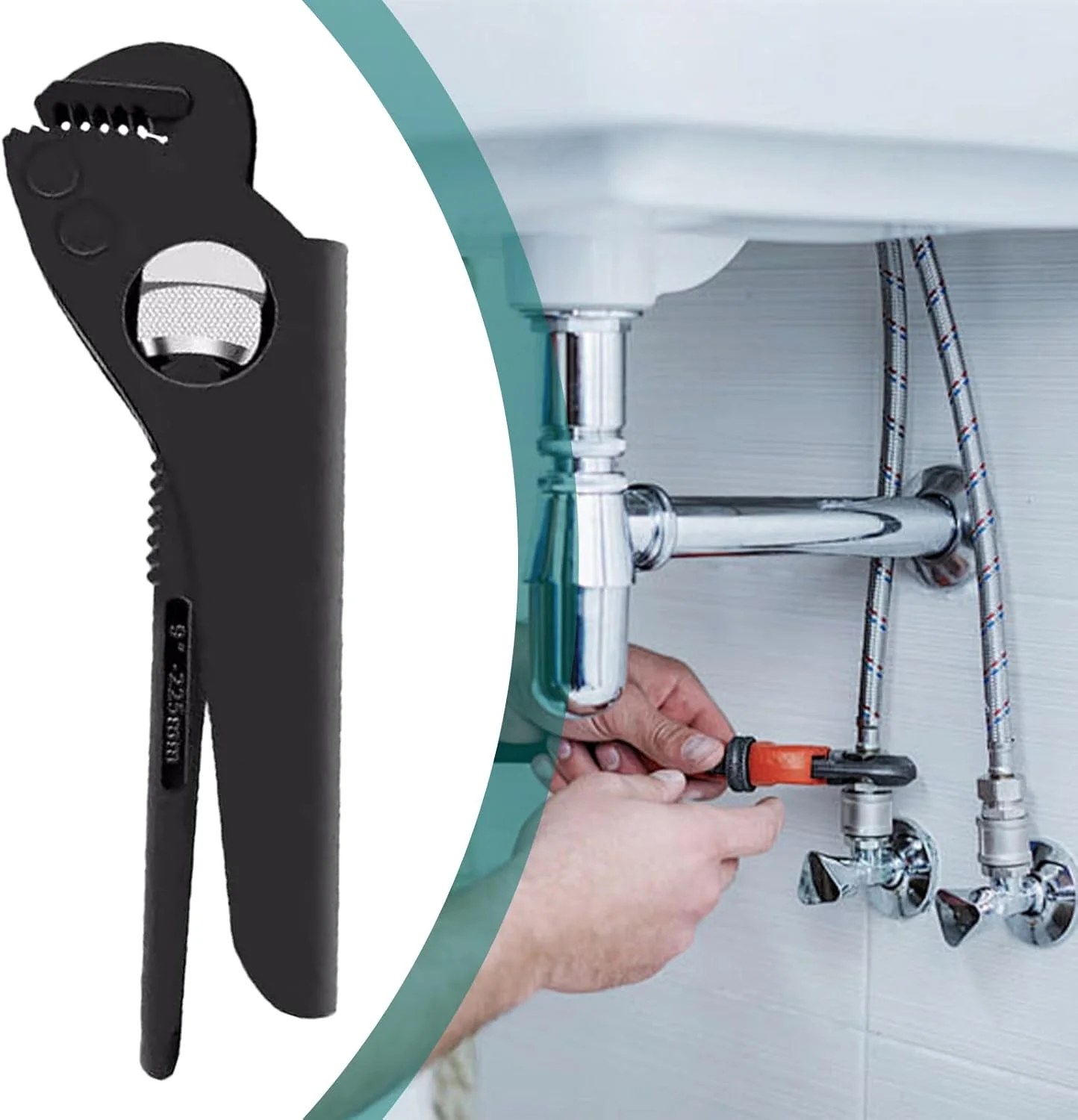 آچار لوله گیر، آچار لوله کشی صنعتی قابل تنظیم، ابزار تعمیر غیر لغزنده برای اتصالات، آبگرمکن، ساخت و ساز، سینک ظرفشویی، حمام، توالت، کشاورزی، لوله کش، کشاورز