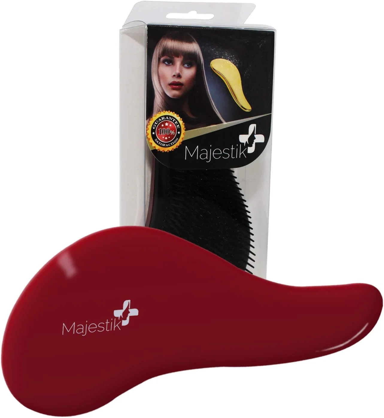 برس باز کننده گره مو Majestik+ برای بزرگسالان و کودکان - خداحافظ موهای گره خورده