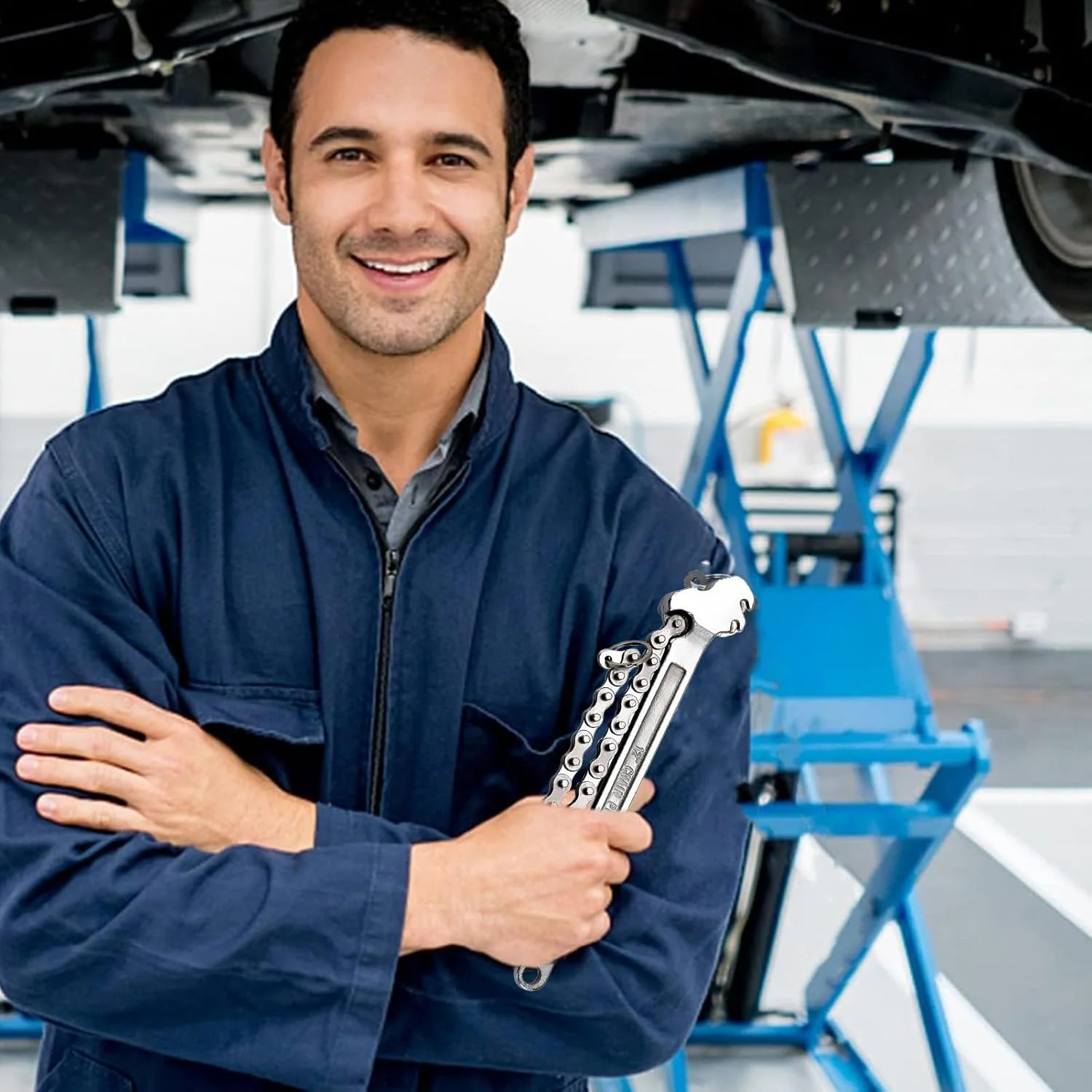 آچار فیلتر روغن زنجیری، آچار زنجیری اتصالات لوله 16 اینچی، ابزار تعمیرات خودرو قابل تنظیم سنگین برای تجهیزات مهندسی، لوله کش ها، مکانیک ها، ماشین آلات کشاورزی و کامیون آچار فیلتر روغن زنجیری، آچار زنجیری اتصالات لوله 16 اینچی، ابزار تعمیرات خودرو قابل تنظیم سنگین برای تجهیزات مهندسی، لوله کش ها، مکانیک ها، ماشین آلات کشاورزی و کامیون