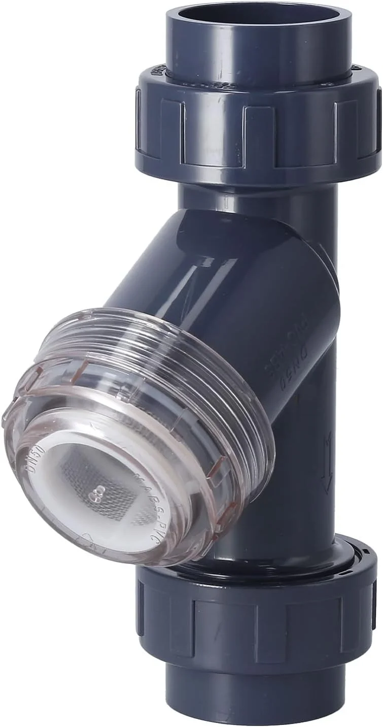 فیلتر آبیاری قطره ای Starrypxl، فیلترهای Y پی وی سی تنظیم کننده لوله آب، گلخانه باغ، کنترل جریان کارآمد کشاورزی، طراحی بادوام، بسته 10 عددی