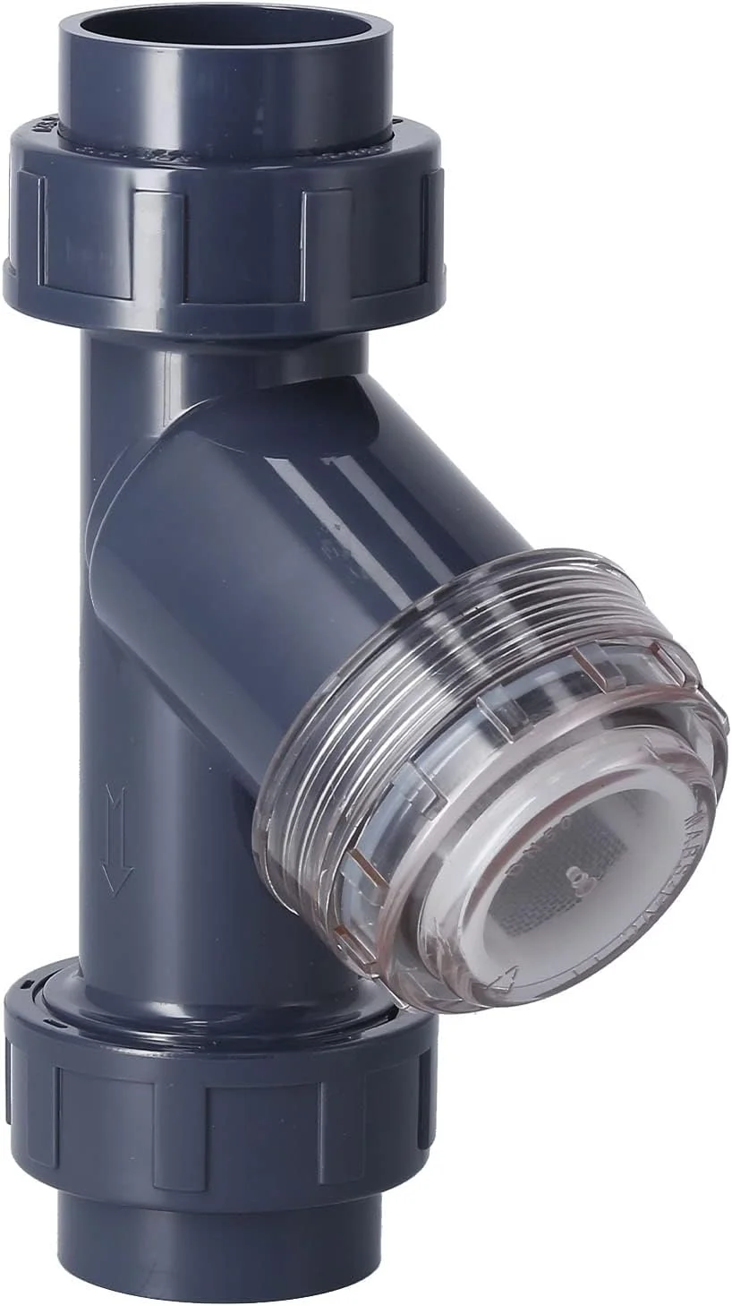 فیلتر آبیاری قطره ای Starrypxl، فیلترهای Y پی وی سی تنظیم کننده لوله آب، گلخانه باغ، کنترل جریان کارآمد کشاورزی، طراحی بادوام، بسته 10 عددی