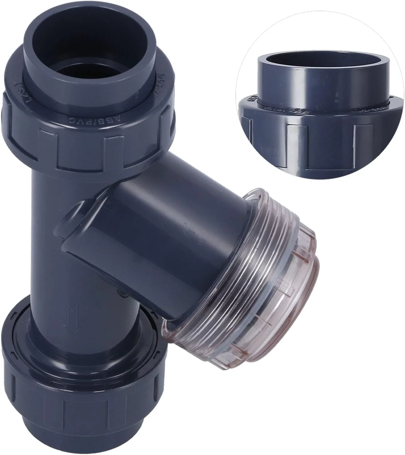 فیلتر آبیاری قطره ای Starrypxl، فیلترهای Y پی وی سی تنظیم کننده لوله آب، گلخانه باغ، کنترل جریان کارآمد کشاورزی، طراحی بادوام، بسته 10 عددی