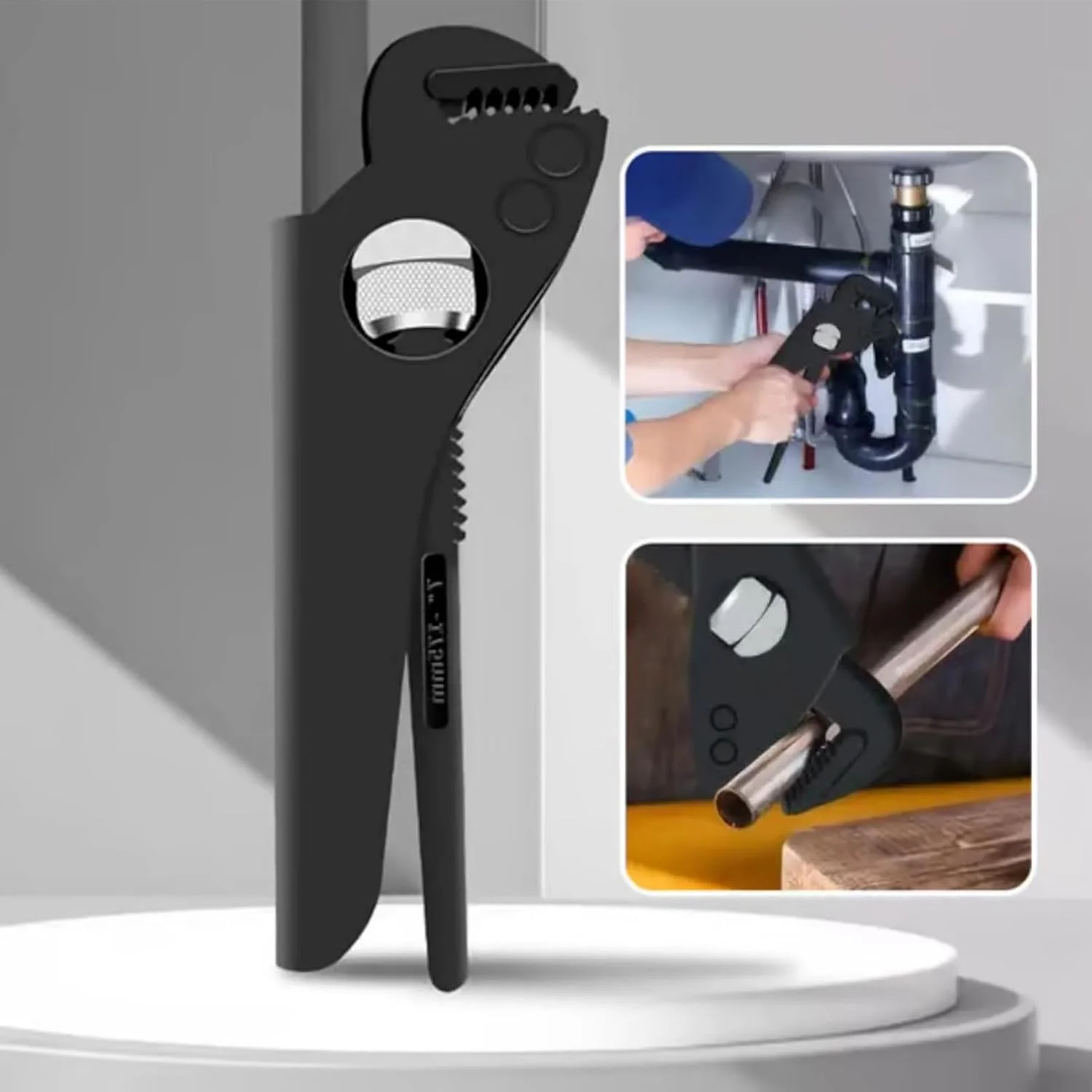 آچار لوله گیر - آچار لوله کشی با تنظیم سریع 7-12 اینچ - ابزار تعمیر غیر لغزنده برای اتصالات، آبگرمکن، ساخت و ساز، سینک آشپزخانه، حمام، توالت، کشاورزی، لوله کش، کشاورز آچار لوله گیر - آچار لوله کشی با تنظیم سریع 7-12 اینچ - ابزار تعمیر غیر لغزنده برای اتصالات، آبگرمکن، ساخت و ساز، سینک آشپزخانه، حمام، توالت، کشاورزی، لوله کش، کشاورز