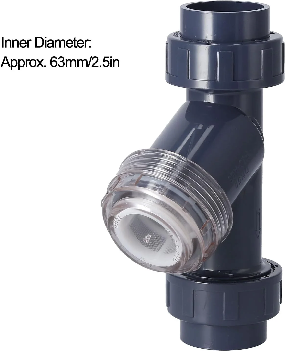 فیلتر آبیاری قطره ای Starrypxl، فیلترهای Y پی وی سی تنظیم کننده لوله آب، گلخانه باغ، کنترل جریان کارآمد کشاورزی، طراحی بادوام، بسته 10 عددی